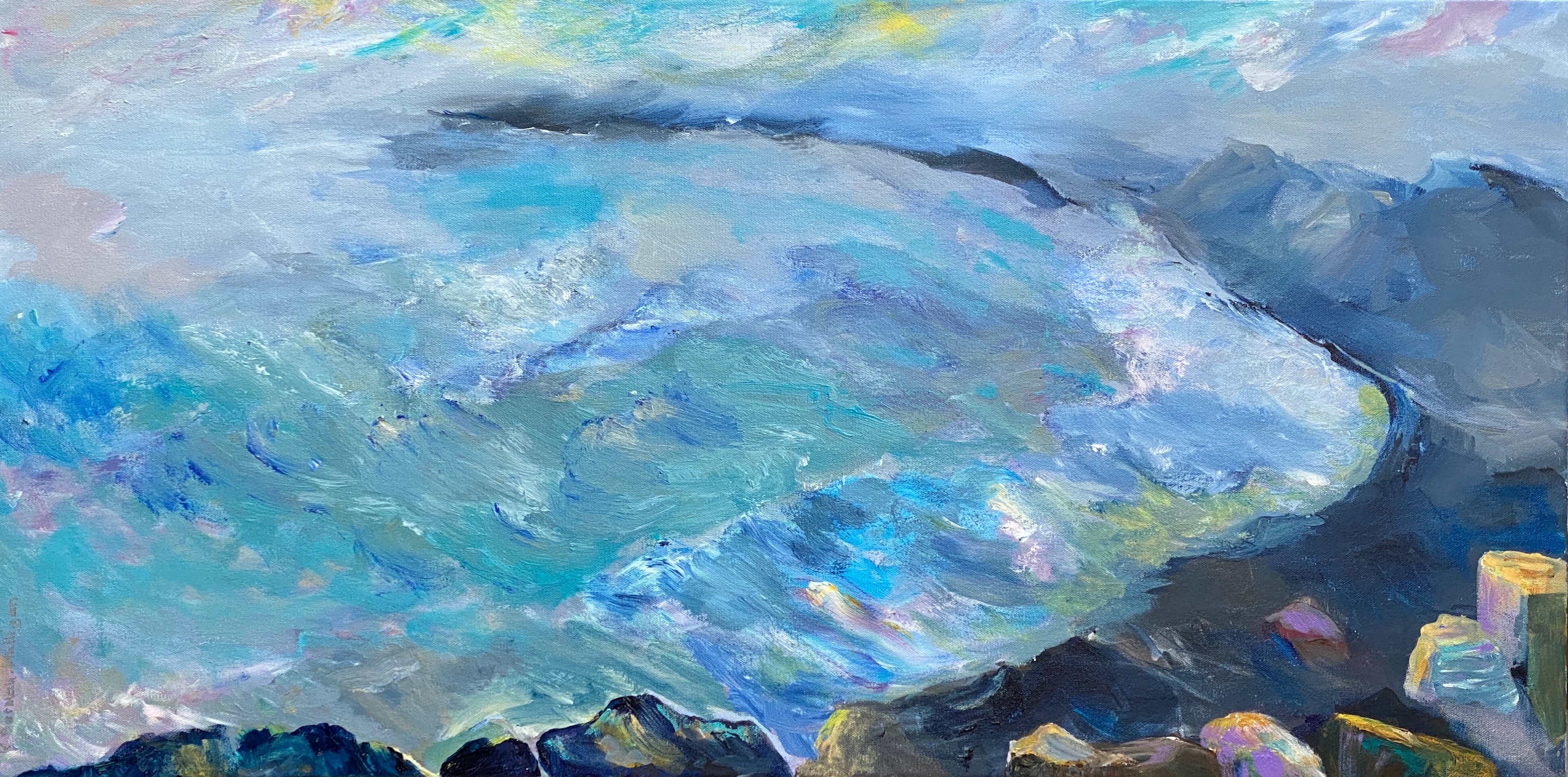 acrylic painting on canvas